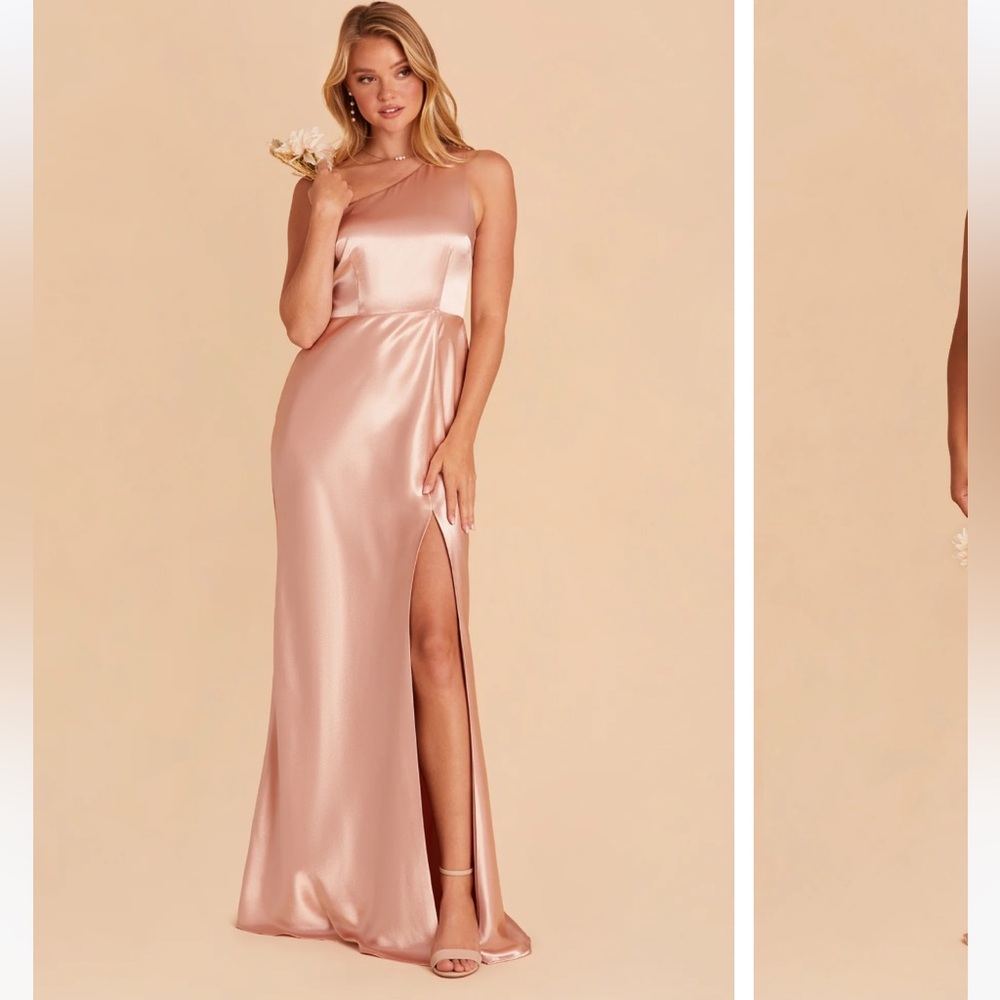 Birdy Grey Kira Satin Rose Gold Dress